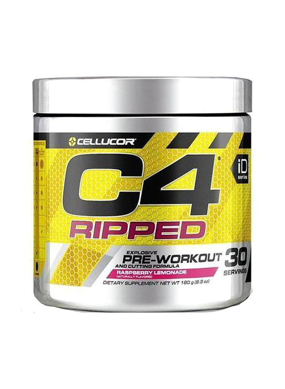 

Cellucor C4 Ripped Pre Workout Powder, 30 Serving, Raspberry Lemonade