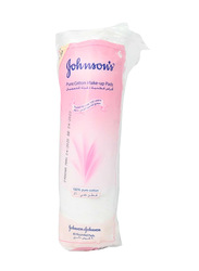 Johnson & Johnson Cotton Pads Make-Up Remover, 80 Pieces, White