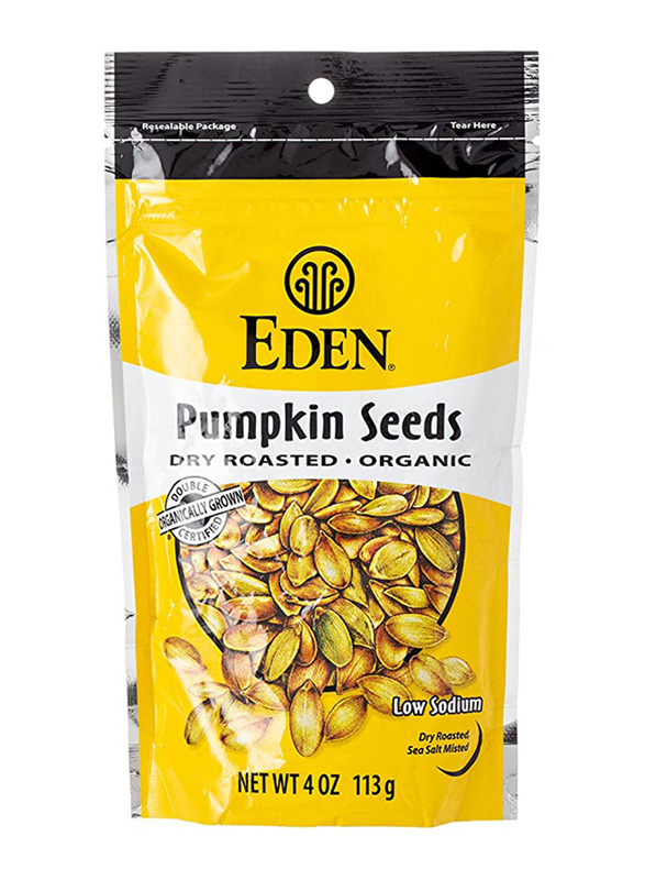 

Eden Organic Dry Roast Pumpkin Seeds, 113g