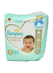 Pampers Premium Care Diapers, Size 4, 9-14 kg, 23 Count