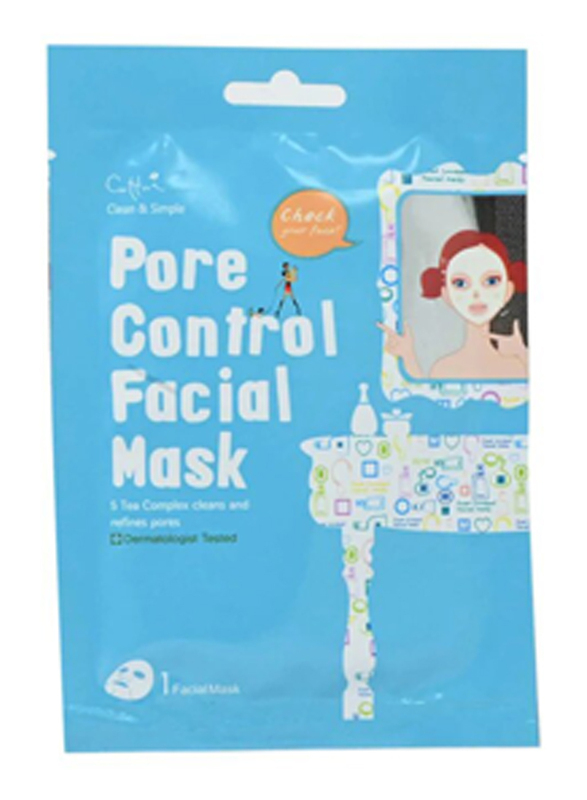 Cettua Clean & Simple Pore Control Facial Mask, 1 Mask