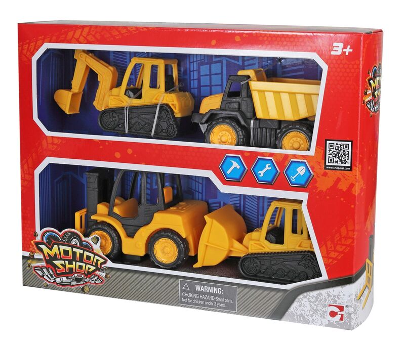 

Chapmei Motorshop Micro Construction Set, 4 Pieces, Ages 5+