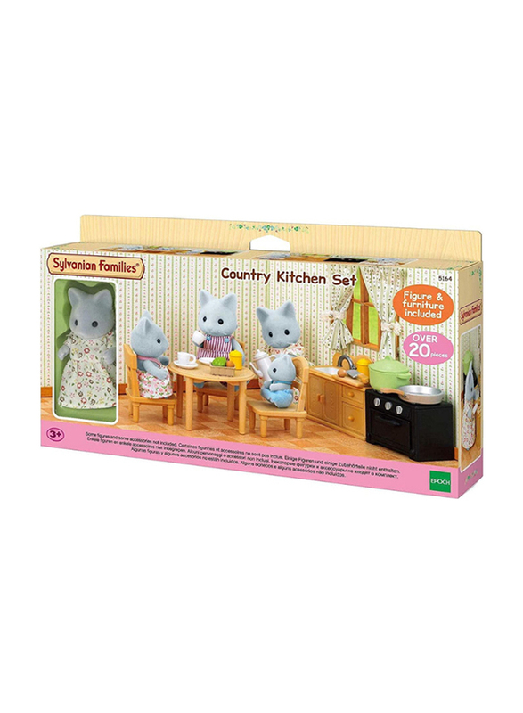 

Sylvanian Families Country Kitchen Set, 20 Pieces, 5164, Ages 3+