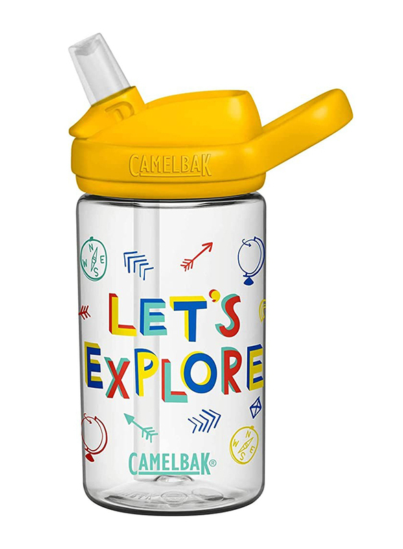 

Camelbak Eddy+ Let's Explore Kids Water Bottle, 14oz, Multicolour