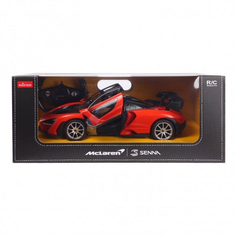 

Rastar R/C Scale 1:14 McLaren Senna Remote Control Car, Ages 6+, Red