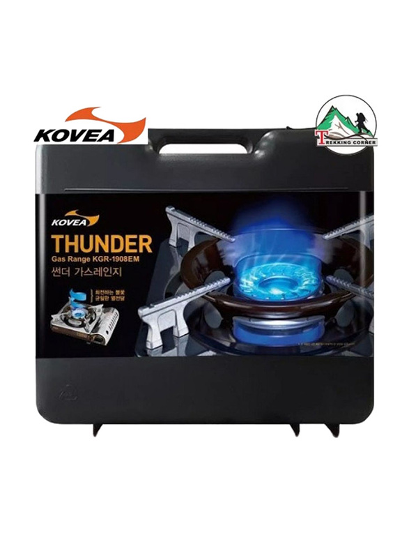 

Kovea Thunder Portable Gas Stove, Black