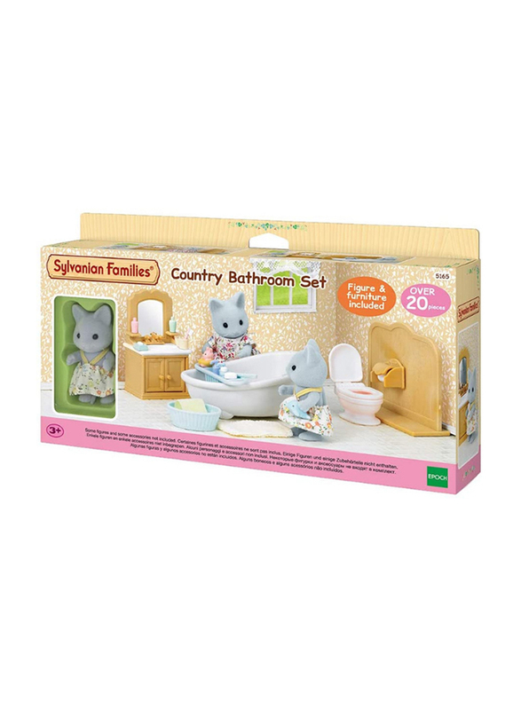 

Sylvanian Families Country Bathroom Set, 20 Pieces, 5165, Ages 3+
