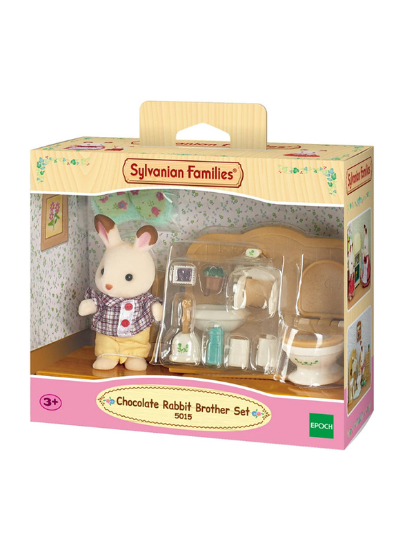 

Sylvanian Families Chocolate Rabbit Brother Set, 5015, Ages 3+