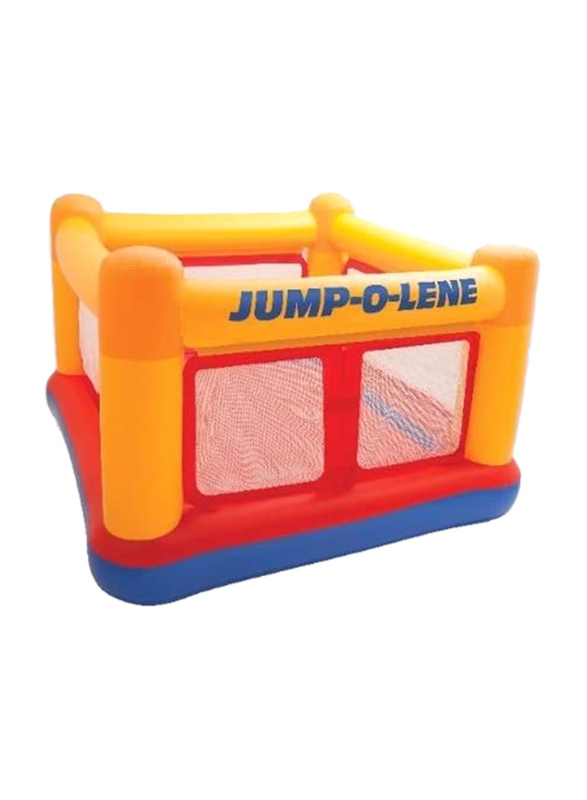 

Intex Inflatable Jump-O-lene Castle Jumping Indoor Playground, Ages 3+, Multicolour