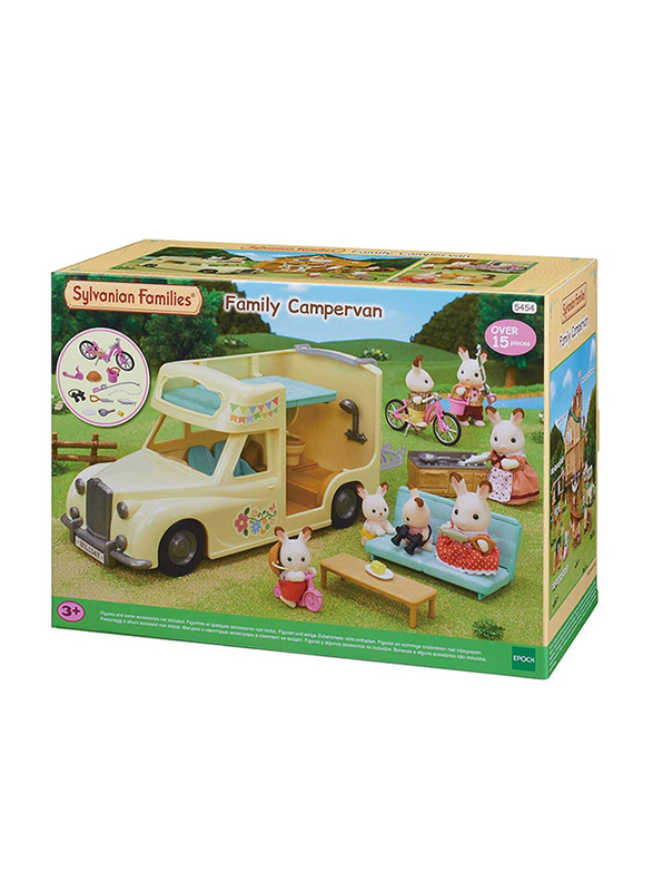 

Sylvanian Families Campervan Vehicle Playset, 15 Pieces, 5454, Ages 3+