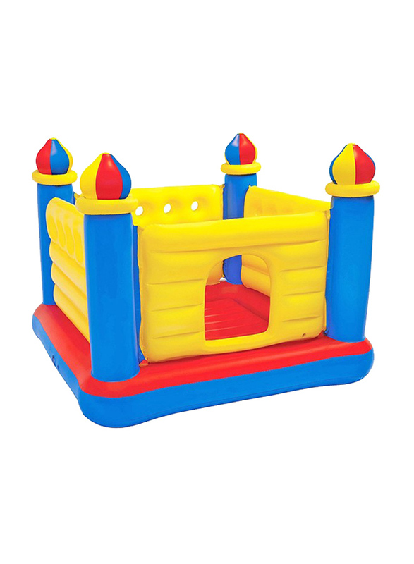 

Intex Soft Inflatable Jr. Jump-O-Lene Castle Bouncer for Children, Ages 3+, Multicolour