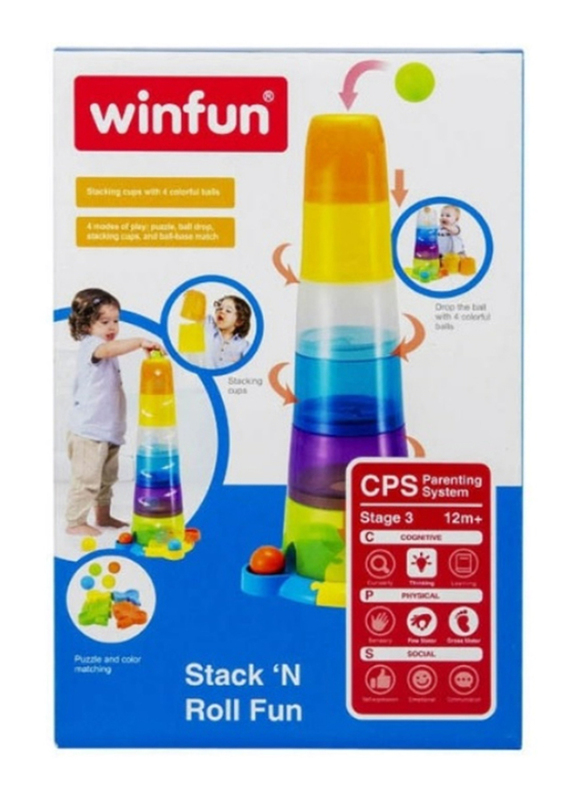 

Winfun Stacks N Roll Fun Cups, Multicolour