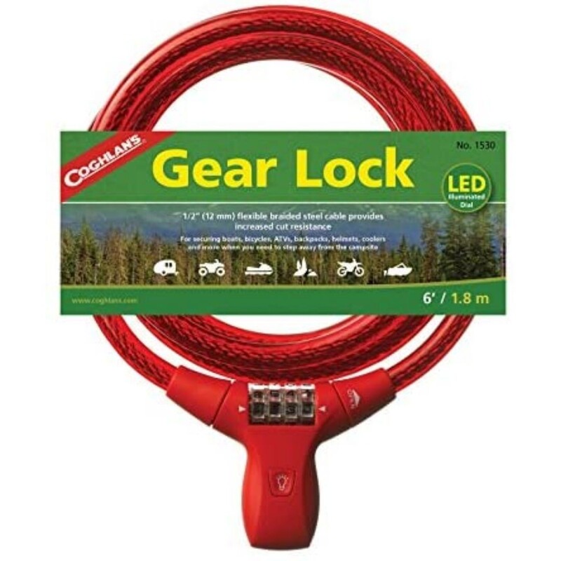

Coghlans 6 Feet Gear Lock, Red