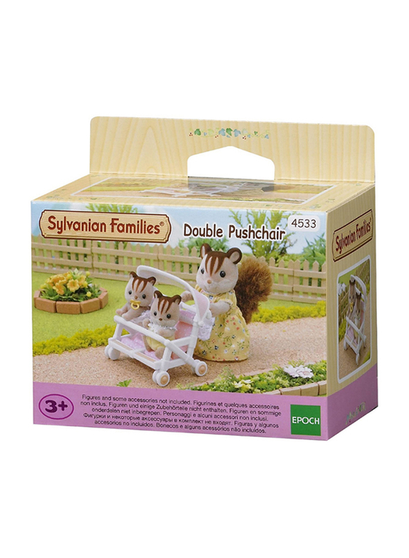 

Sylvanian Families Double Pushchair, 4 Pieces, 4533, Ages 3+