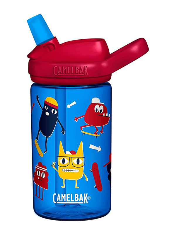 

Camelbak Eddy+ Skate Monsters Kids Water Bottle, 14oz, Red/Blue