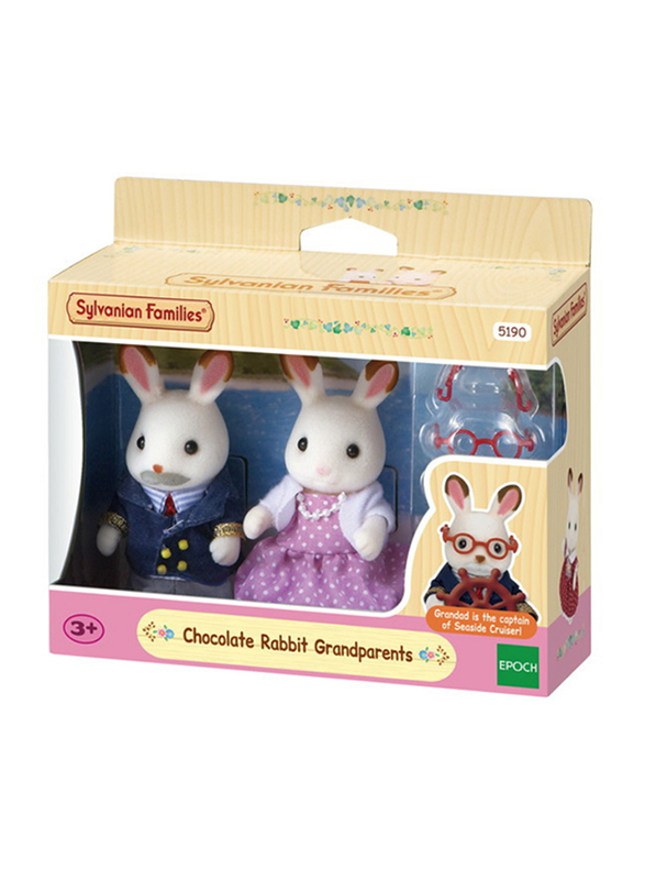 

Sylvanian Families Chocolate Rabbit Grandparents, 2 Pieces, 5190, Ages 3+