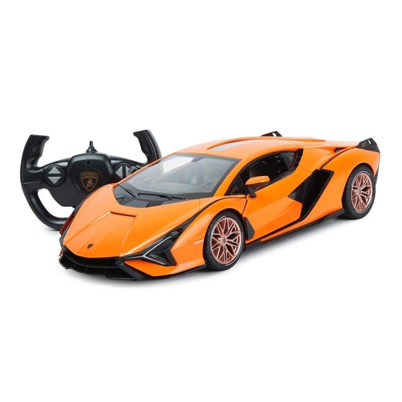 

Rastar Scale 1:14 Lamborghini Sian Remote Control Car, Ages 5+, Orange