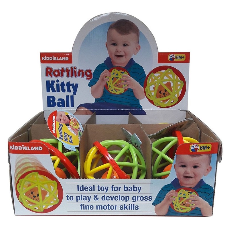 

Kiddieland 3-Piece Activity Ball, 6+ Months, Multicolour