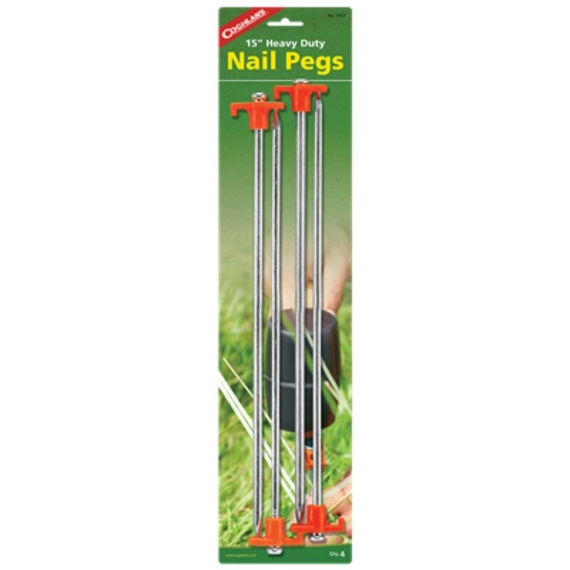 

Coghlans 4 Piece 15" Nail Peg, Multicolour