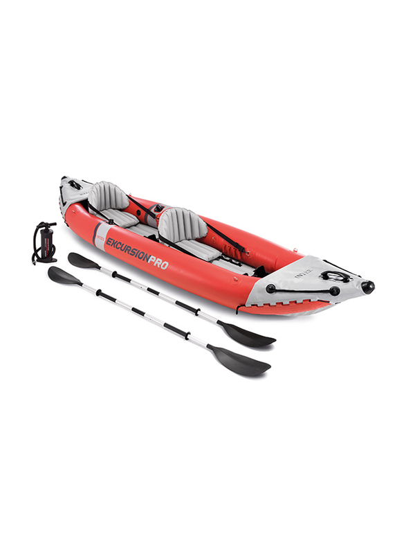 

Intex Excursion Pro Kayak for Rivers and Lakes, Red