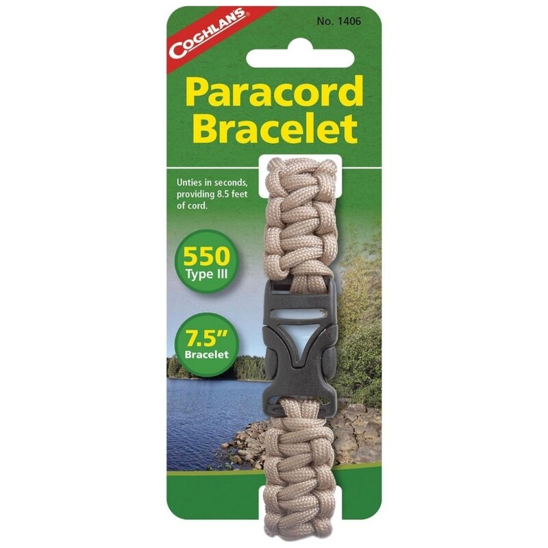 

Coghlans 7.5 Inch Paracord Bracelet, Brown