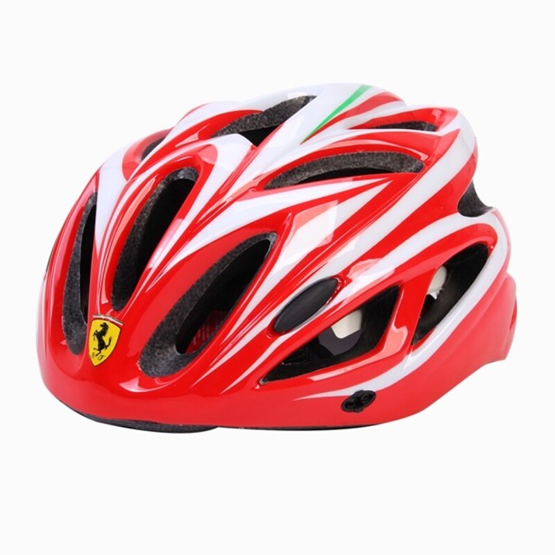 

Mesuca Ferrari Adjustable Webbing Bicycle Skates Helmet, Red