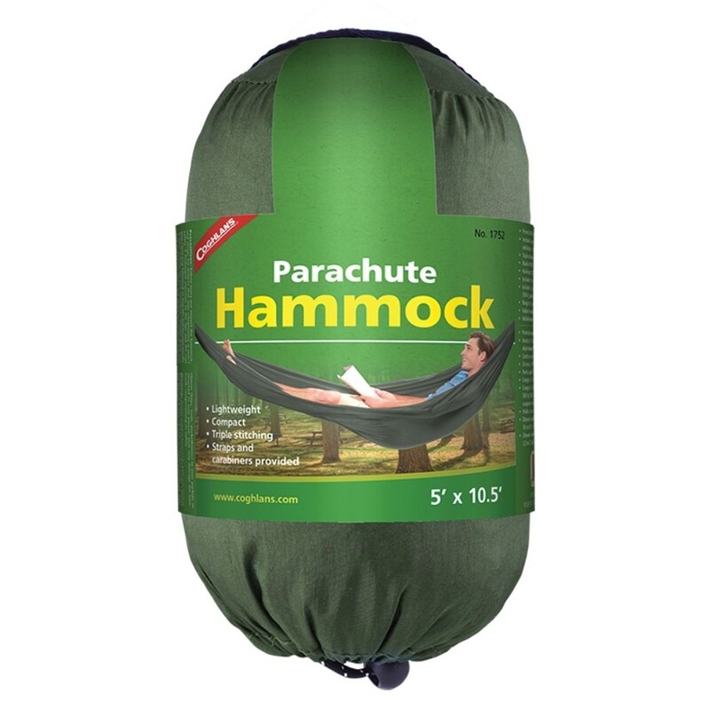 

Coghlans 1-Person Parachute Hammock, Black