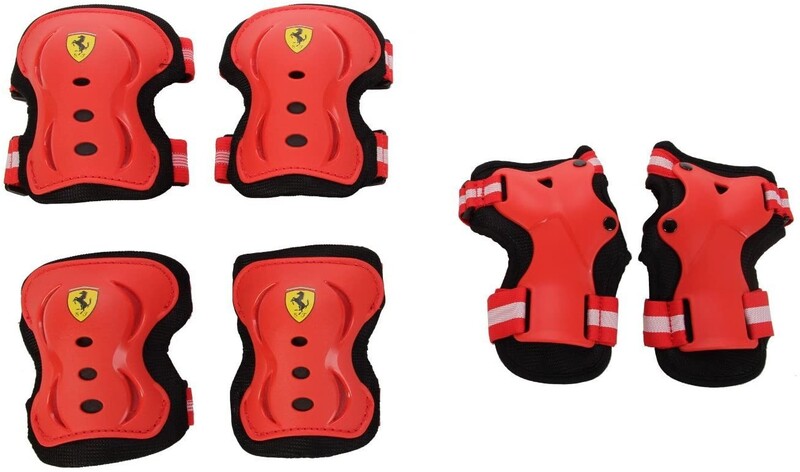 

Mesuca Ferrari Skate Protector Set, Small, FAP35, Red/Black