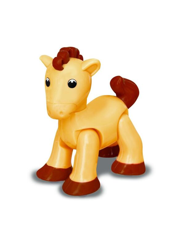 

Kiddieland Farm Animal with Moving Parts Horse, Ages 1+, Multicolour