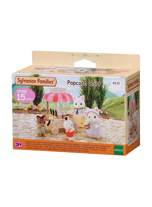 

Sylvanian Families Popcorn Cart, 15 Pieces, 4610, Ages 3+