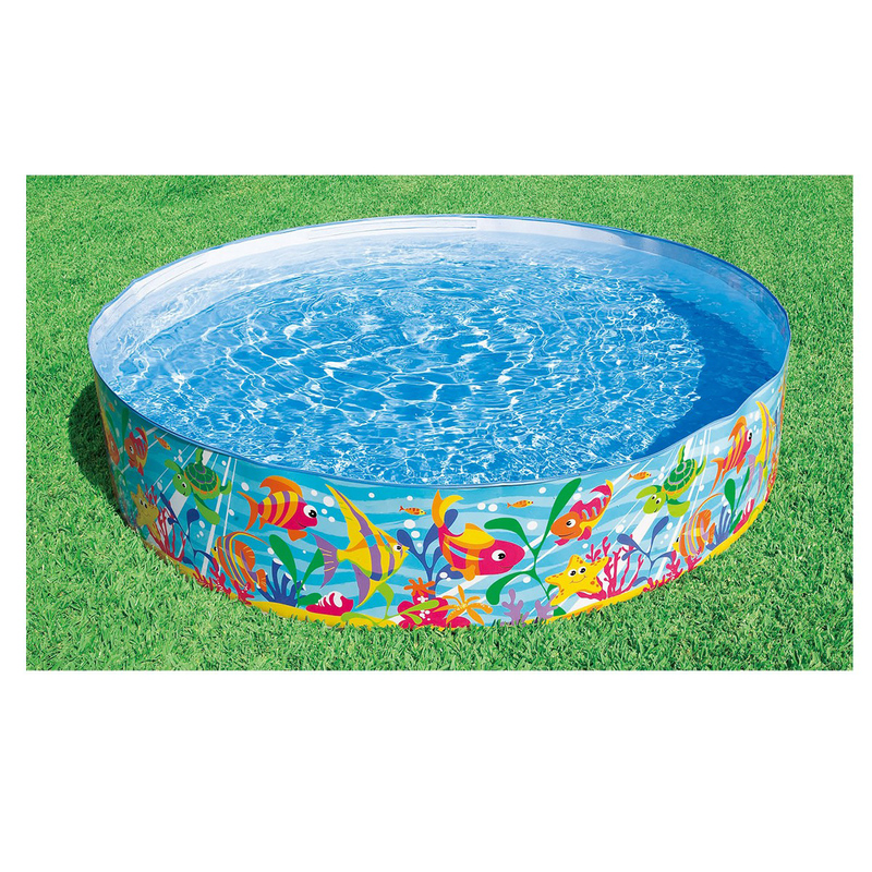 

Intex Ocean Play Snapset Swimming Pool, 3+ Years, 6-Feet, Multicolour