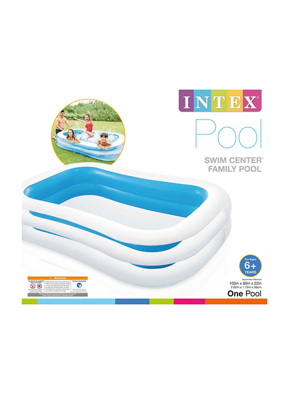 

Intex Swim Center Inflatable Family Swimming Pool, Multicolour