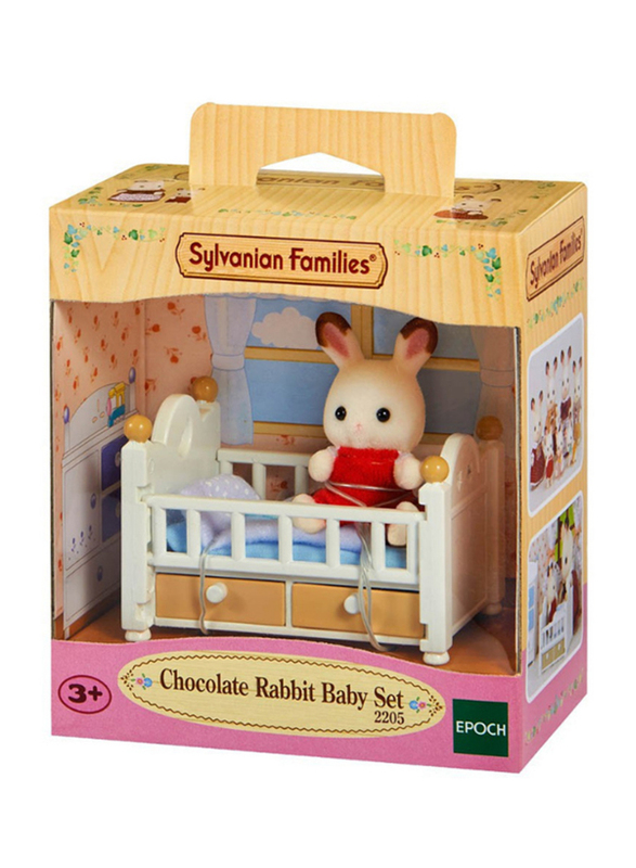 

Sylvanian Families Chocolate Rabbit Baby Set, 5017, Ages 3+