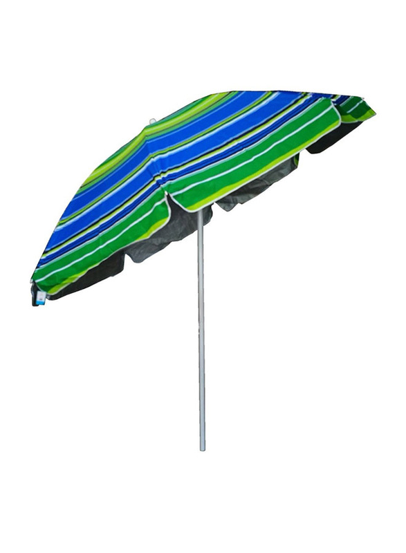 

Procamp 2.4-Meter Large UV Beach Umbrella, PRO000003, Blue/Green