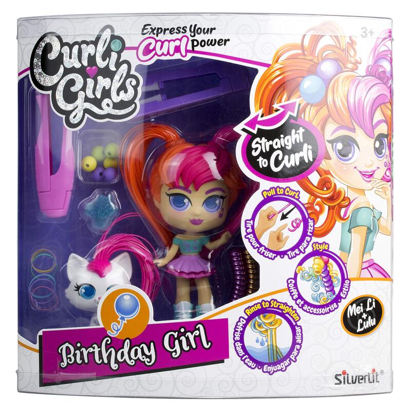 

Silverlit Curli Girls Deluxe Doll Set with Pet, 2 Pieces, Ages 3+