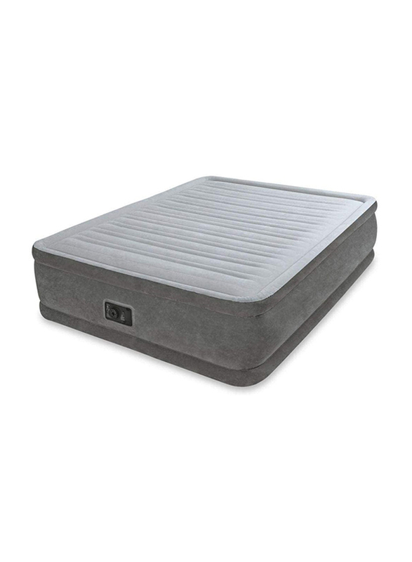 

Intex Comfort Plush Polyester Queen Air Mattress, 152 x 203 x 46cm, Grey