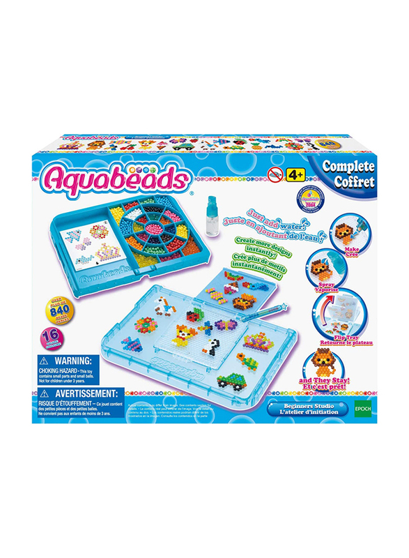 

Sylvanian Aquabeads Beginners Studio Complete Arts & Crafts Bead Kit, 32788, Ages 4+