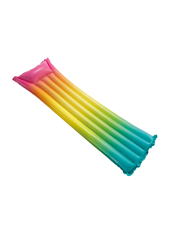 

Intex Rainbow Ombre Inflatable Pool Mat, Multicolour