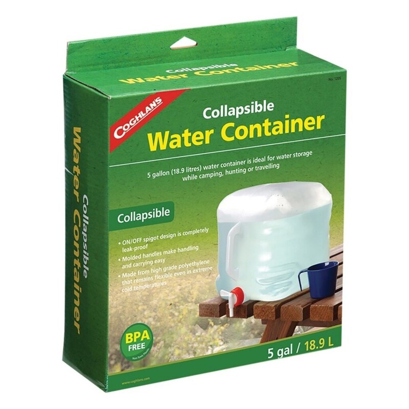

Coghlans 5 Gallon Collapsible Water Container, White