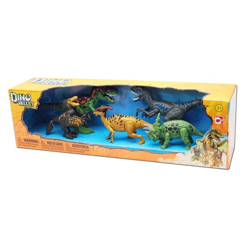 

Chapmei Dino Valley Dinosaur Group Playset, 5 Pieces, Ages 3+