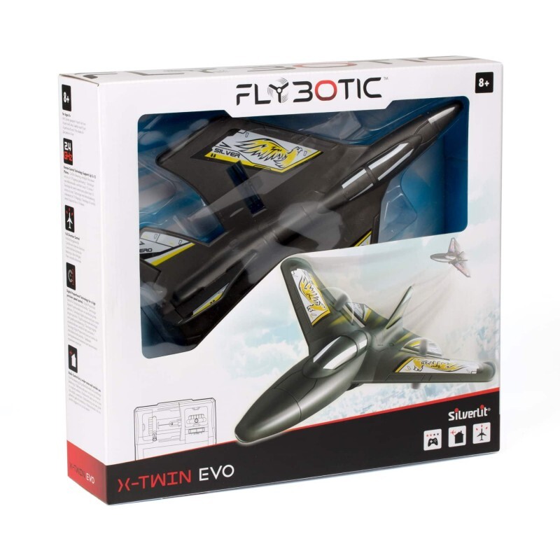 

Silverlit Flybotic X-Twin Evo Style Airplane, A-85737, Ages 8+