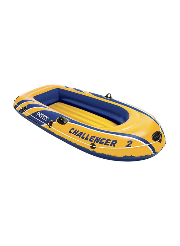 

Intex Challenger 2 Person Rigid Inflatable Rafting Boat, Yellow