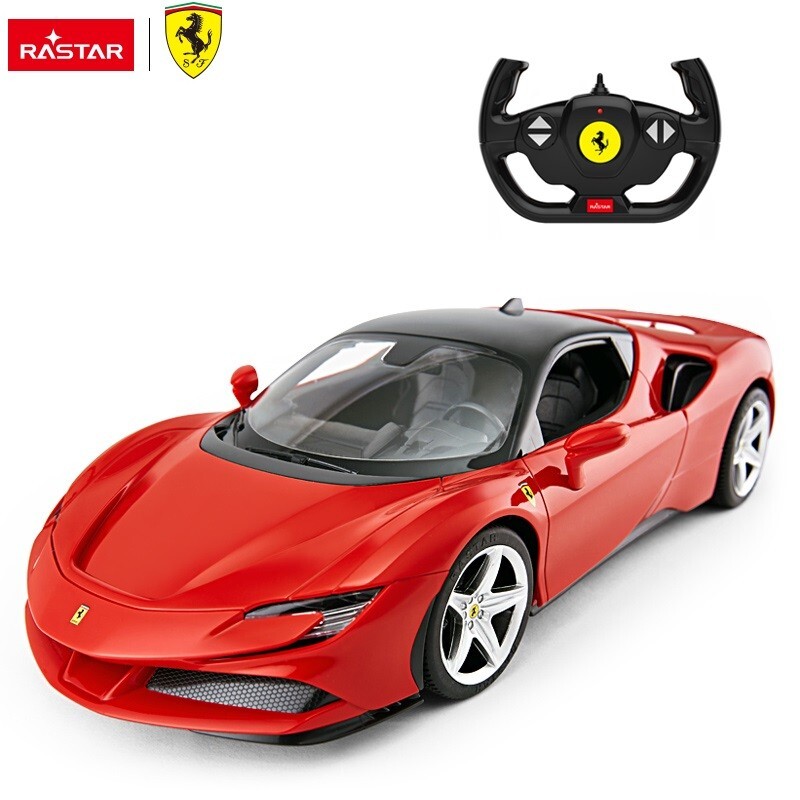 

Rastar Scale 1:18 Ferrari SF90 Stradale Remote Control Car, Ages 5+, Red