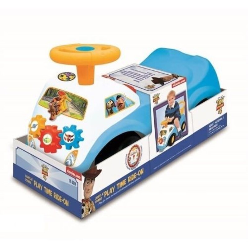 

Kiddieland Toy Story Light N Sound Playtime Rideon, Ages 3+, Multicolour