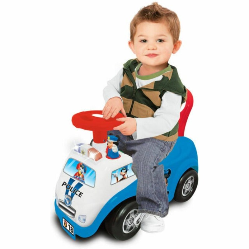 

Kiddieland Micky Light N Sound Police Car, Ages 1+, Multicolour