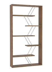 Home Canvas Tars Books Case, Walnut/Chrome