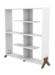 Home Canvas Kipp Books Case, White