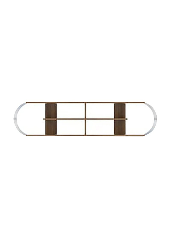 

Home Canvas TV Unit Case, Walnut Chrome