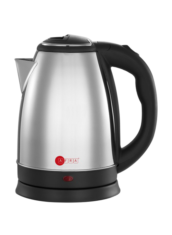 AFRA Japan 1.8L Stainless Steel Electric Kettle, 1500W, Silver/Black