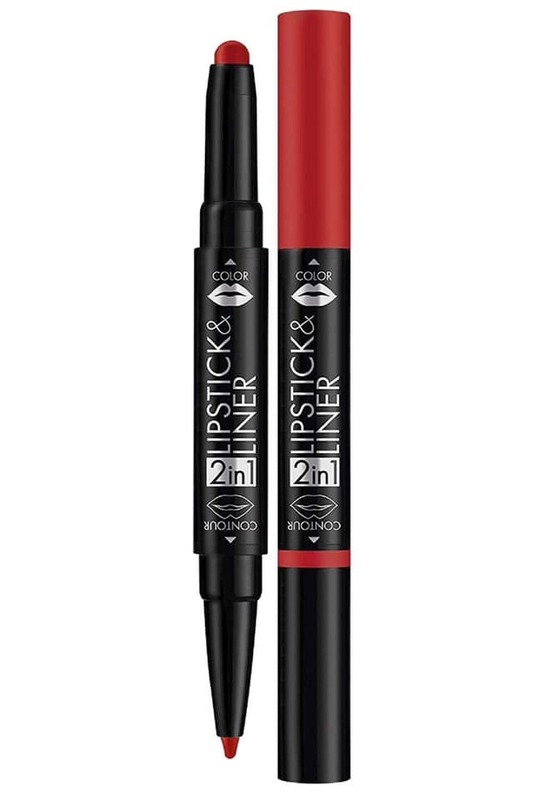 

Deborah 2-in-1 Lipstick and Liner, 1.3gm, Red